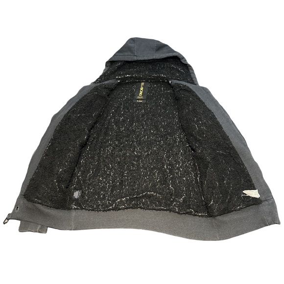 Y2K BILLABONG men's grey and black graphic thick layered jacket, size XL. - Picture 4 of 7